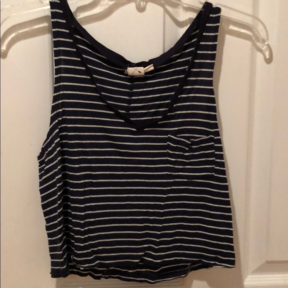 Striped crop top